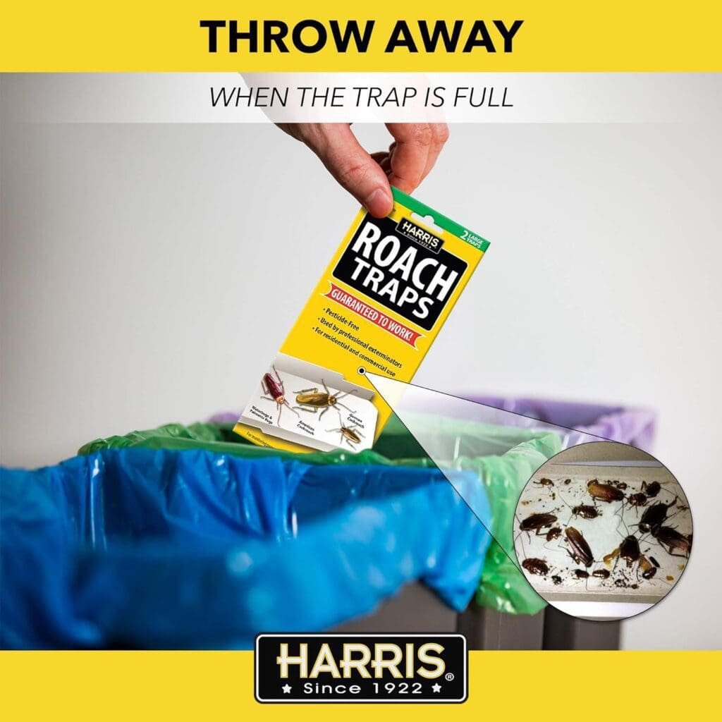 Harris Roach Glue Traps, Non Toxic (10-Pack)