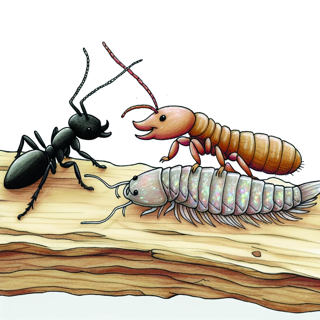 ants, termites and silverfish