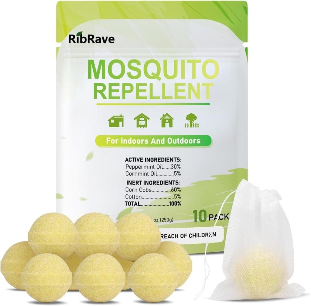 Mosquito Repellent Outdoor Powerful 10 Pack Outdoor Mosquito Repellent for Patio Mosquito Repellent Outdoor for Yard, Camping, ChildPets Friendly