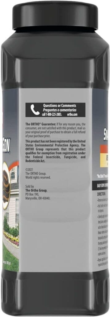 Ortho Snake B Gon1 - Snake Repellent Granules, No-Stink Formula, Covers Up to 1,440 sq. ft., 2 lbs. (2-Pack)